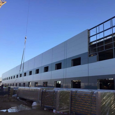 Bangunan Struktur Baja Prefab untuk Gudang Pabrik Mall Sertifikasi CE