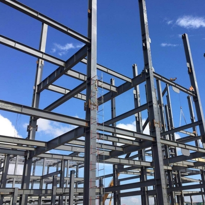 Struktur Bangunan Prefab Portal Baja Profil H Kustom