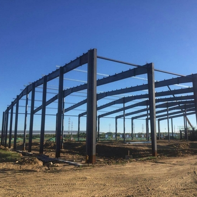 Struktur Bangunan Prefab Portal Baja Profil H Kustom