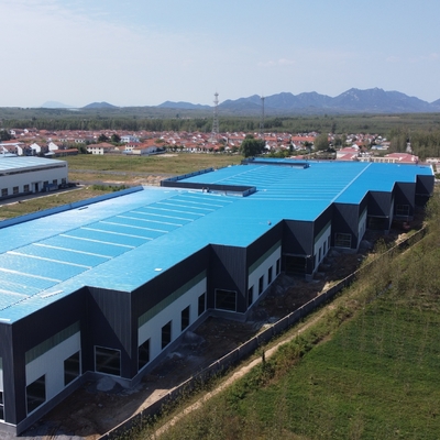 Gedung Bengkel Baja Prefabrikasi Q235B Q355B ASTM A36