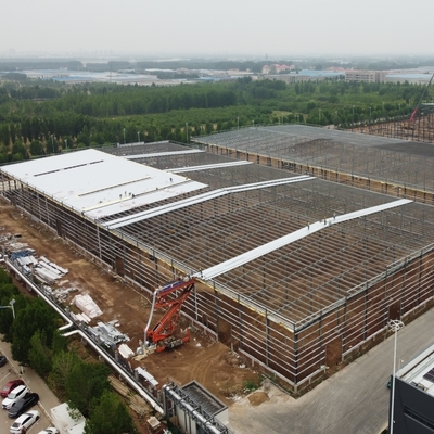 Gudang Struktur Baja Ringan ASTM A36 dengan Umur Pakai 50 Tahun
