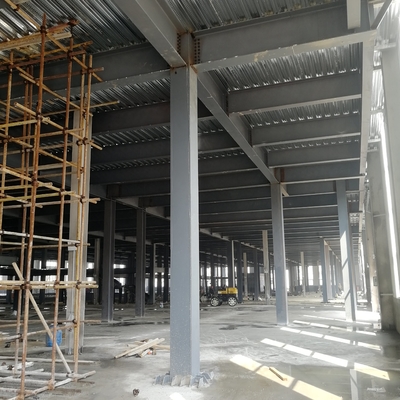 Bengkel Struktur Baja Prefabrikasi Kustom Q235B Q355B ASTM A36