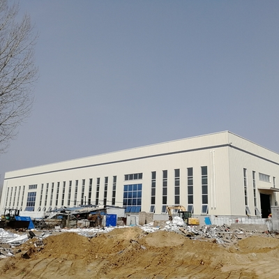 Gedung Gudang Baja Ringan Prefabrikasi dengan Balok Penampang-H