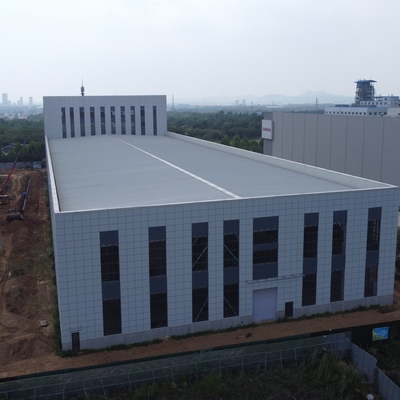 Q235B Q355B Bangunan Pabrik Struktur Baja Prefabrikasi Umur 50 Tahun