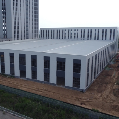 Prefabrikasi Steel Workshop Q235B Q355B Isolasi dari wol batuan