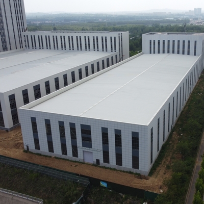 Prefabrikasi Steel Workshop Q235B Q355B Isolasi dari wol batuan