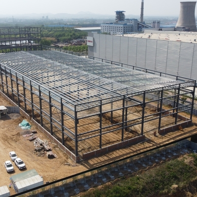 Gudang Baja Bagian H Prefabrikasi dengan Jembatan Crane dan Isolasi Termal