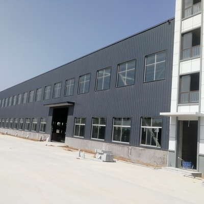 Bengkel Rangka Baja Prefabrikasi dengan Gedung Kantor Q235B Q355B