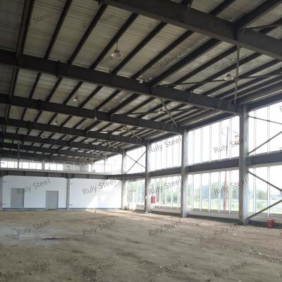 Struktur Baja Pra-rekayasa Hangar dengan Insulasi Panel Sandwich untuk Penyimpanan Dingin