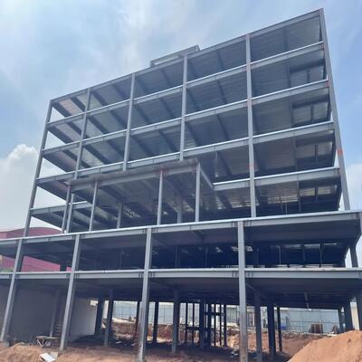 Gedung Apartemen Struktur Baja Modern Perumahan Prefabrikasi Tahan Lama untuk Kehidupan Perkotaan
