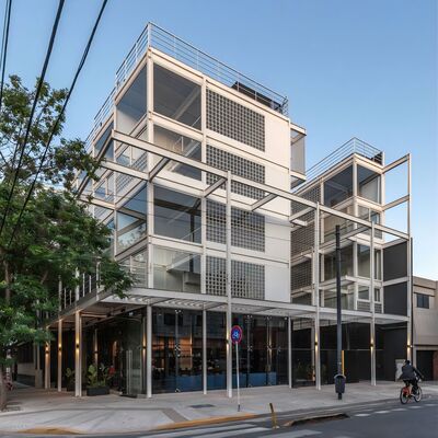 Gedung Apartemen Struktur Baja Modern Perumahan Prefabrikasi Tahan Lama untuk Kehidupan Perkotaan