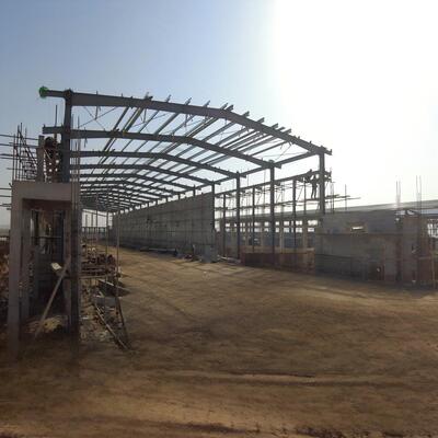 Rumah Baja Prefabrikasi Coop Ayam Bangunan Baja Ladang Struktur Baja Rumah Ayam