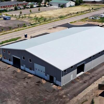 Jaminan Kualitas Struktur Baja Prefabrikasi Bolt Terhubung Gudang untuk penggunaan industri atau penyimpanan