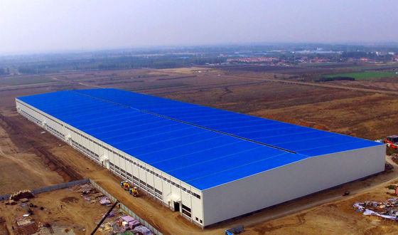 Ekonomi gudang logam prefabrikasi konstruksi cepat kecepatan cepat tingkat instalasi