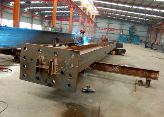 Balok Baja Struktural Prefabrikasi Q235B Q355B ASTM A36 H Beam