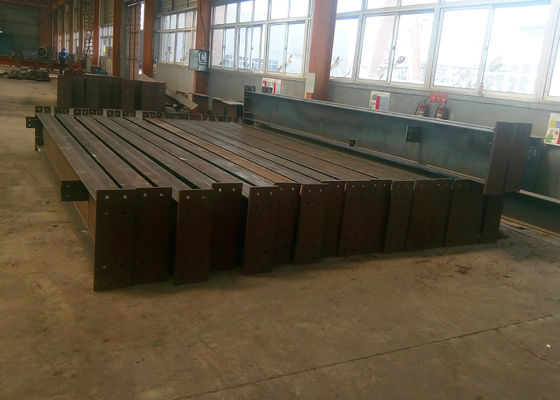 Balok Baja Struktural Prefabrikasi Q235B Q355B ASTM A36 H Beam
