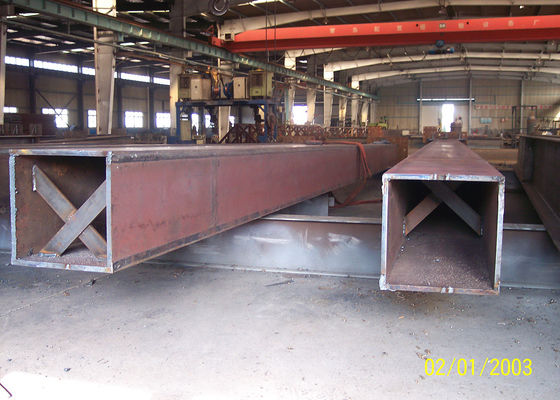 Pembuat kolom baja kotak Q235B Q355B ASTM A36 Balok struktural