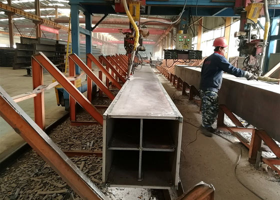 Kolom struktural balok kotak baja Q235B Q355B ASTM A36