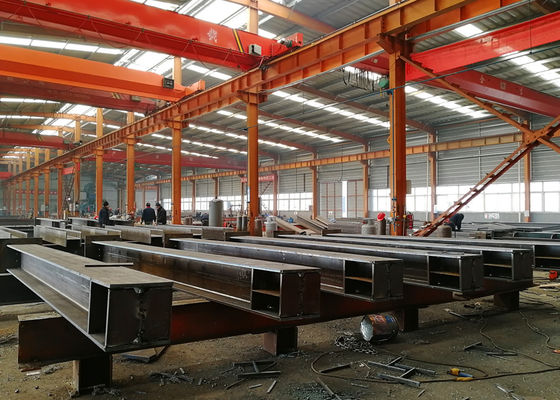 H Bentuk Baja Balok Q235B Q355B ASTM A36 Konstruksi Baja
