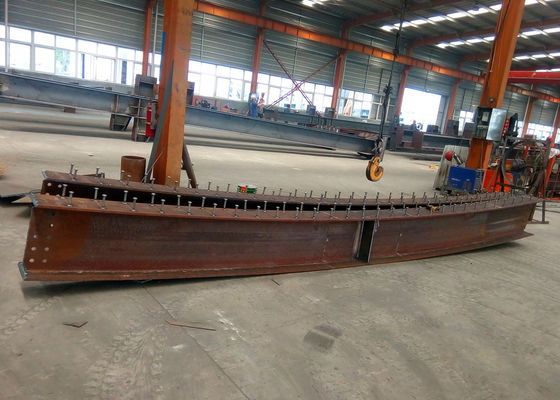 H Bentuk Baja Balok Q235B Q355B ASTM A36 Konstruksi Baja