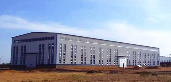 H Bagian gudang baja Harga rendah Prefab Frame Konstruksi Untuk Sorrage