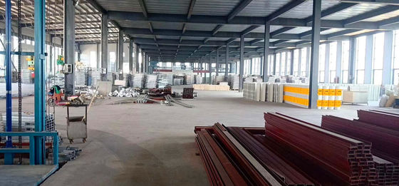 Bangunan prefab H Bagian Steel Metal Workshop Untuk Penyimpanan