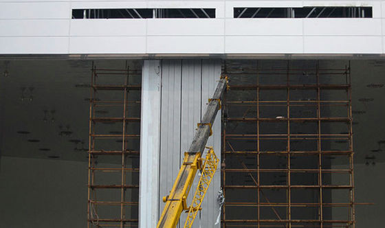Struktur baja Hangar pesawat dengan Q235B Q355B ASTM A36 Baja