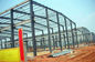 Portal Frame Bangunan Baja Komersial / Bangunan Logam Prefab Untuk Gudang / Bengkel