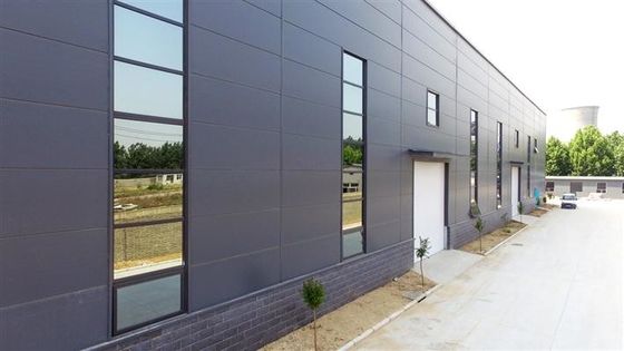 Gudang Baja Prefabrikasi Berinsulasi dengan Pelapis Seng Aluminium