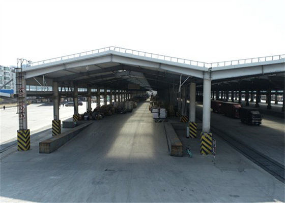 Struktur Baja Prefabrikasi Gudang Q235B Q355B 50 Tahun Hidup