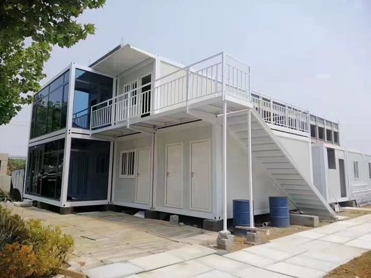 Prefab Kontainer Coffee Shop dengan Struktur Galvanized