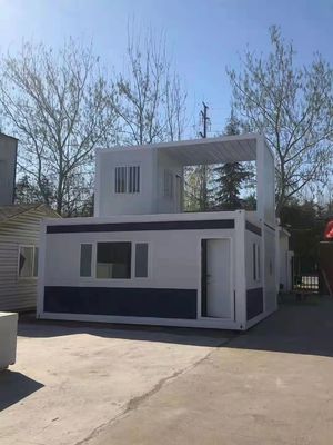 Prefab Kontainer Coffee Shop dengan Struktur Galvanized